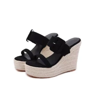 Ladies Wedge Shoe Boots