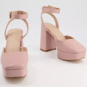 Nude Pumps Block Heels & Custom Block Heel Shoes