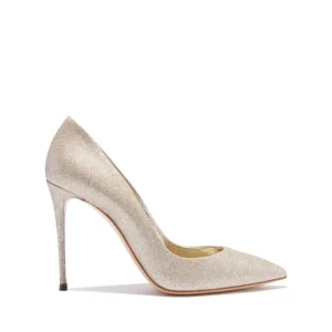 Elegant custom sparkling high heel shoe by Lajwanti Collections, perfect for stylish occasions.