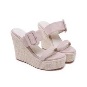 Private label wedges by Lajwanti Designers, custom-made footwear designed for style and comfort.