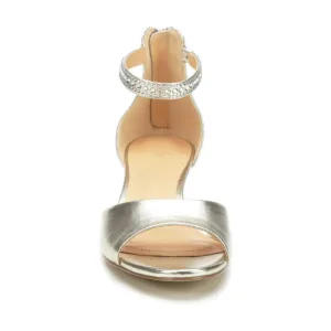 White wedge sandals by Lajwanti Designers, comfortable and stylish footwear for every occasion.