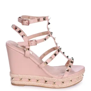 Nude Wedge - Elegant and Comfortable Footwear by Lajwanti Pakistan