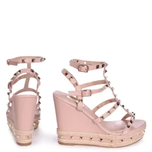 Nude Wedge - Elegant and Comfortable Footwear by Lajwanti Pakistan