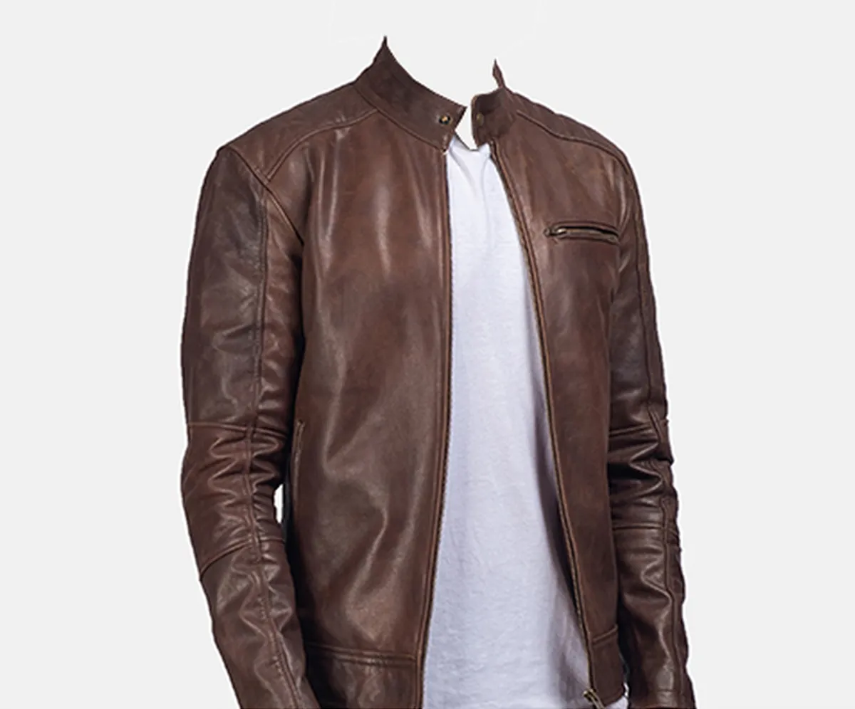 Premium leather jackets in Pakistan by Lajwanti – Custom designed for a perfect fit. eather jacket side view zipper pocket
