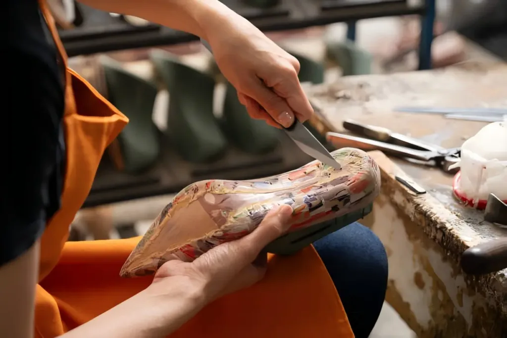 OEM shoe manufacturing process for custom footwear brands