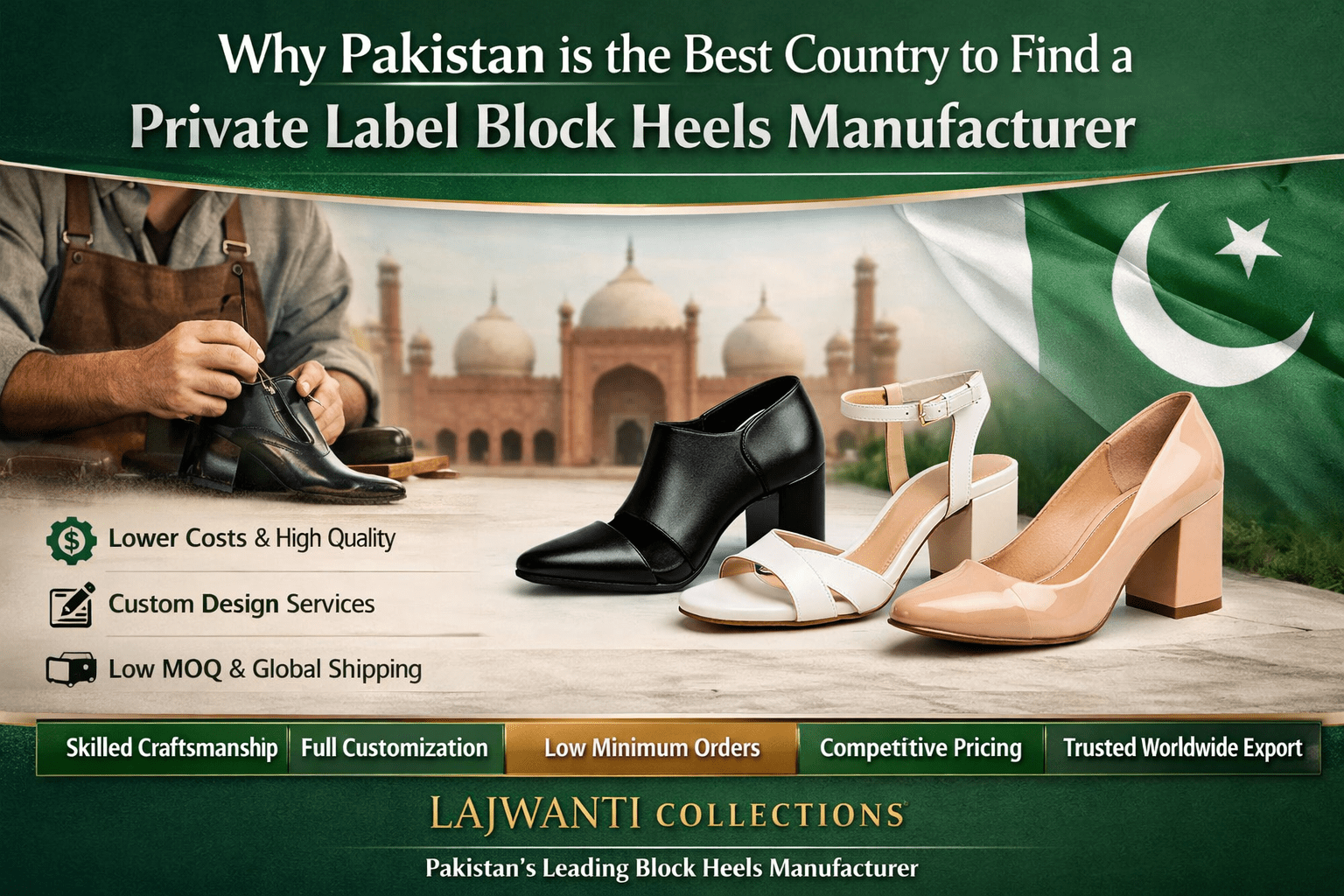 Private Label Block Heels Manufacturer